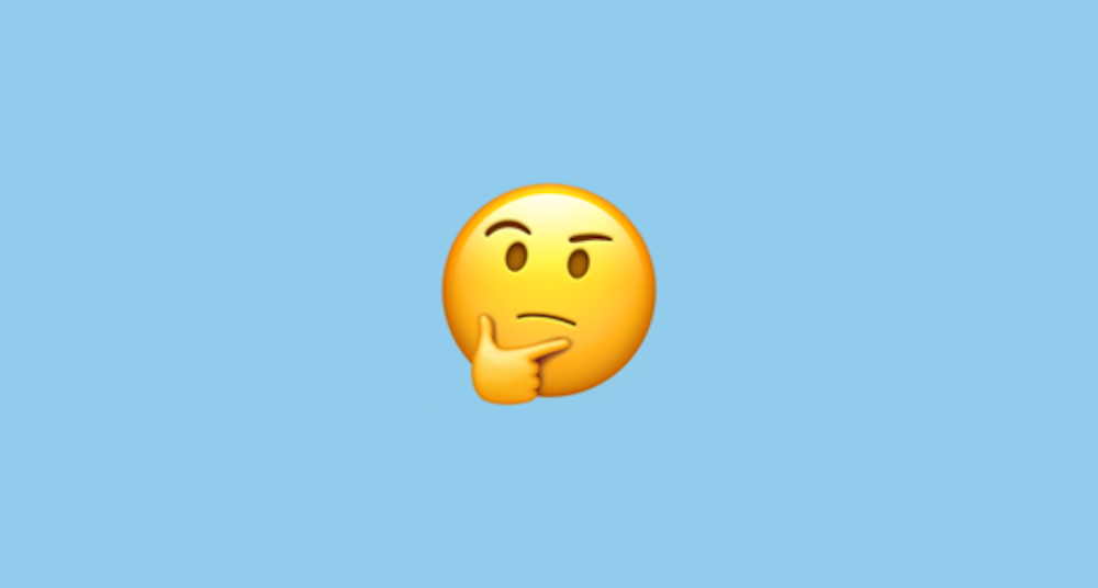 thinking emoji